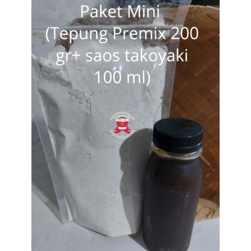 

Paket Mini 1 (Tepung premix 200 gr + saus takoyaki 100 ml)