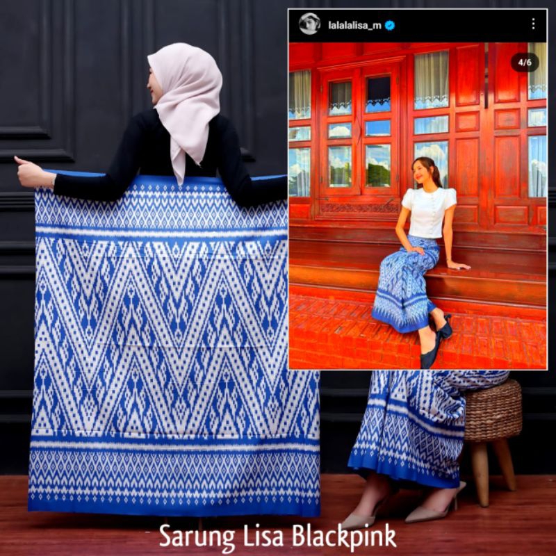 Sarung Aqil Aqila Lukis Santung Goyor Pilih Motif Sarung Lisa Blackpink