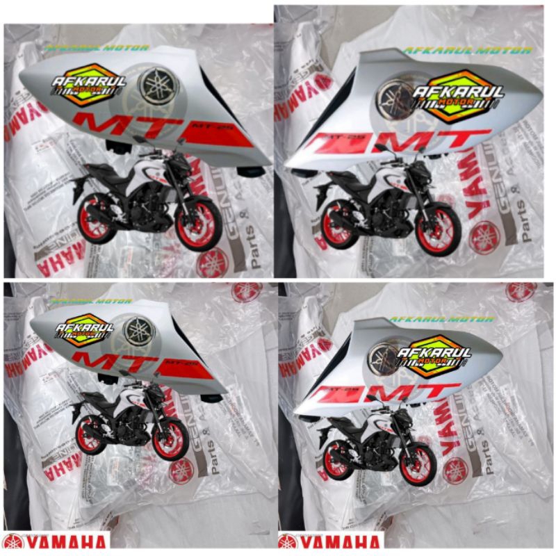 SCOOP AIR GUIDE SAYAP TANGKI NEW MT25 MT 25 ABU ABU DOFF ASLI YAMAHA