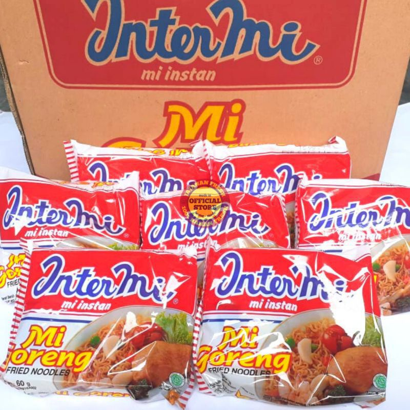Mie Intermie 1/4 dus - Intermie Goreng 1/4 dus (10 pcs)