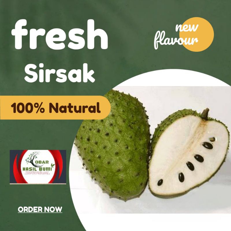 

Sirsak matang segar 1000g/1kg