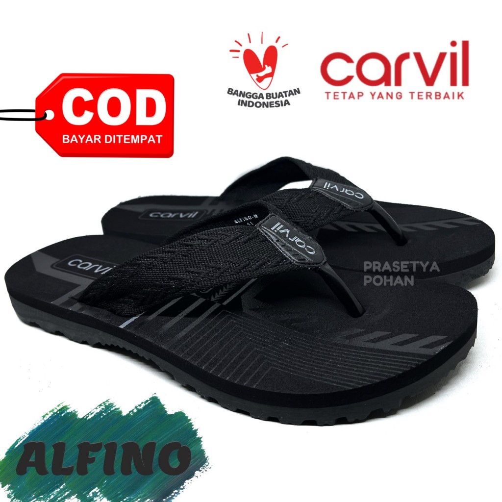 Sendal Pria Carvil Original Anti Air - Sandal Carvil Pria Original