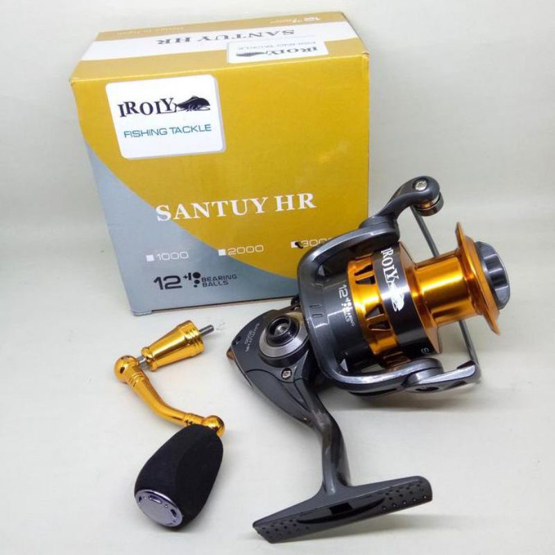 Reel Iroly Santuy HR Power Handle 12bearing 1000 - 4000