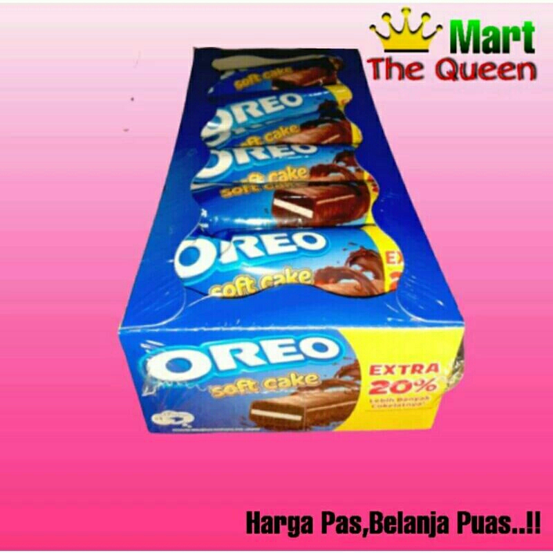 

Oreo Kraft Bolu Soft Cake Keju/Coklat 1 Pack isi 12 pcs