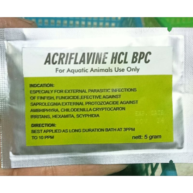 bubuk Acriflavine/acrivlafin bubuk 5 gram Original german