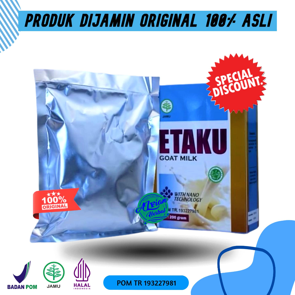 

Walatra Etaku Susu Kambing Etawa With Nano Teknologi 100% Original Asli Goat Milk