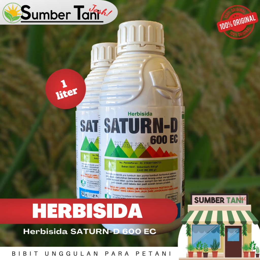 HERBISIDA SATURN-D 600EC Kemasan 1Liter