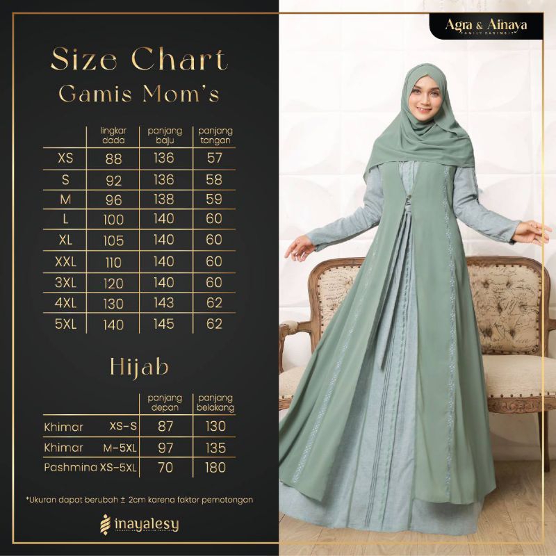 AGRA & AINAYA BY INAYALESY DRESS AINAYA