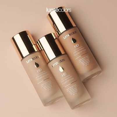 Distributor Resmi Lumecolors Foundation Official Full HD Korea Tahan Lama COD BPOM