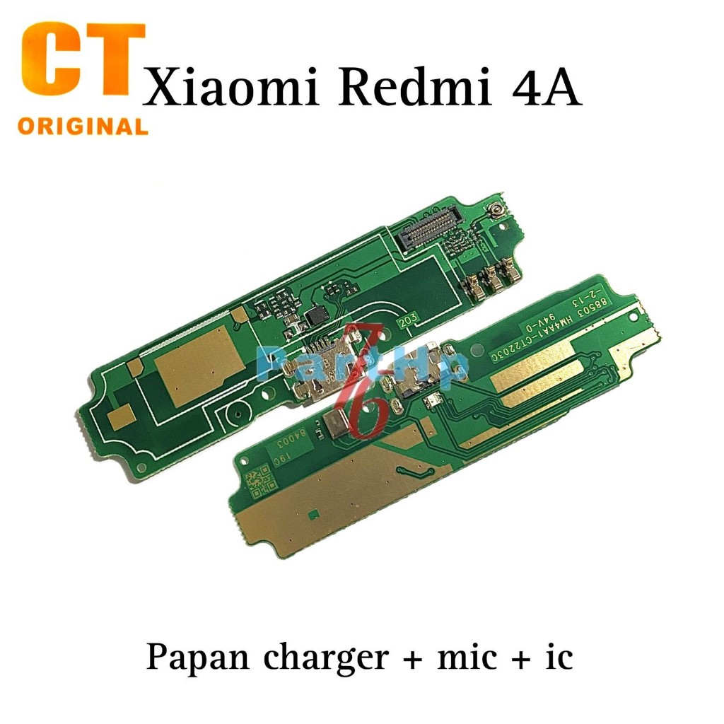 Original CT Ada IC - Papan Konektor PCB Connector Charger & MIC Xiaomi Redmi 4A / 2016117 - Flexible