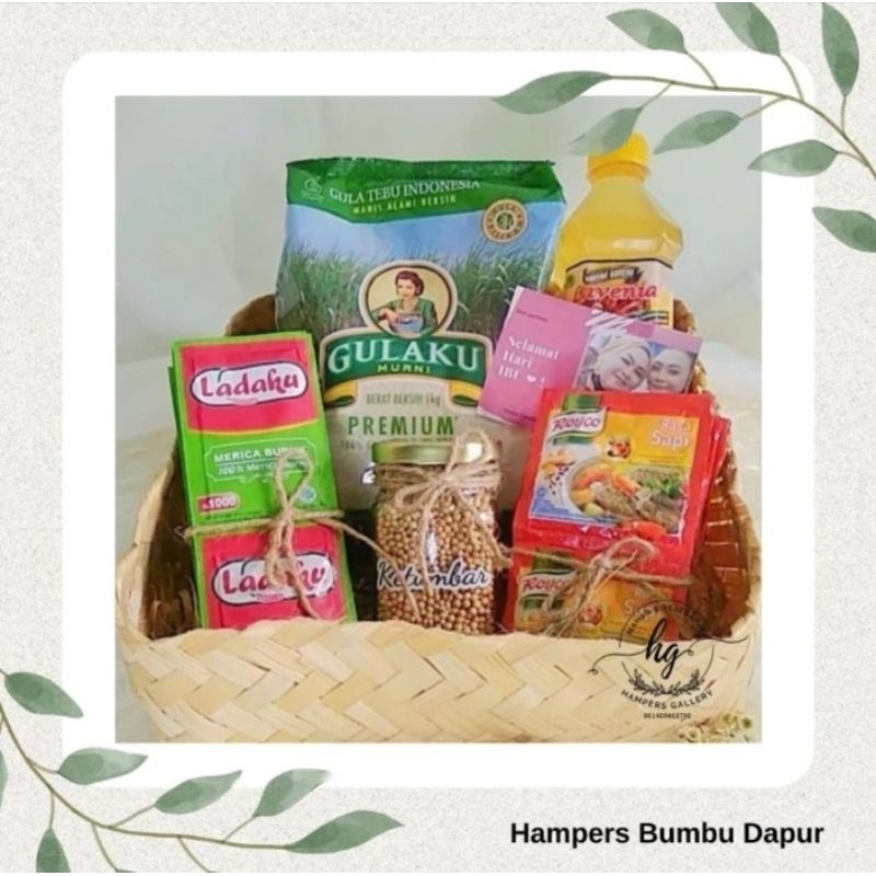 

Paket Hemat Bumbu Dapur Model Hampres/Buket