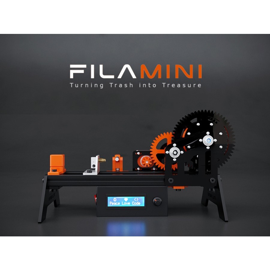 FILAMINI : Alat pembuat filamen printer 3D dari limbah botol plastik