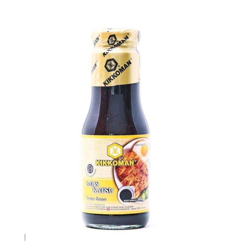 

KIKKOMAN KATSU SAUCE 300 ML 1 KARTON ISI 12 / SAUS KATSU HALAL