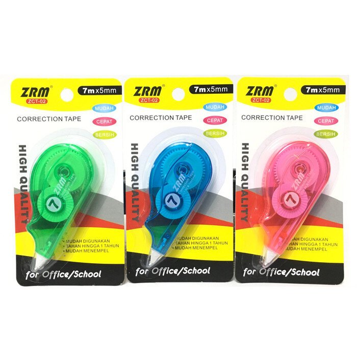 

Correction Tape ZRM Tape 5mm x 7M ZCT-02 (014076)