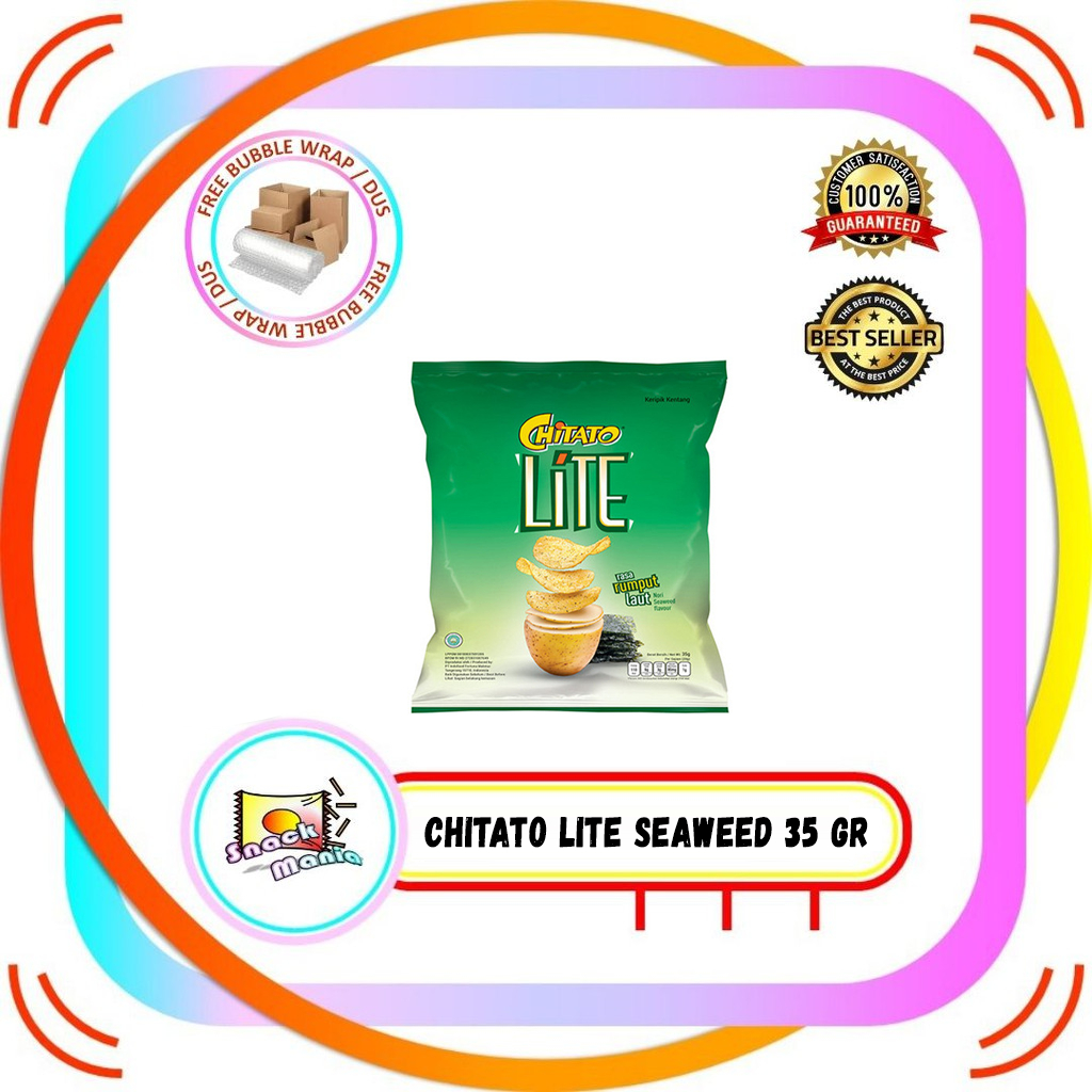 

Chitato Lite Potato Chips Nori Seaweed Rumput Laut 35 gr