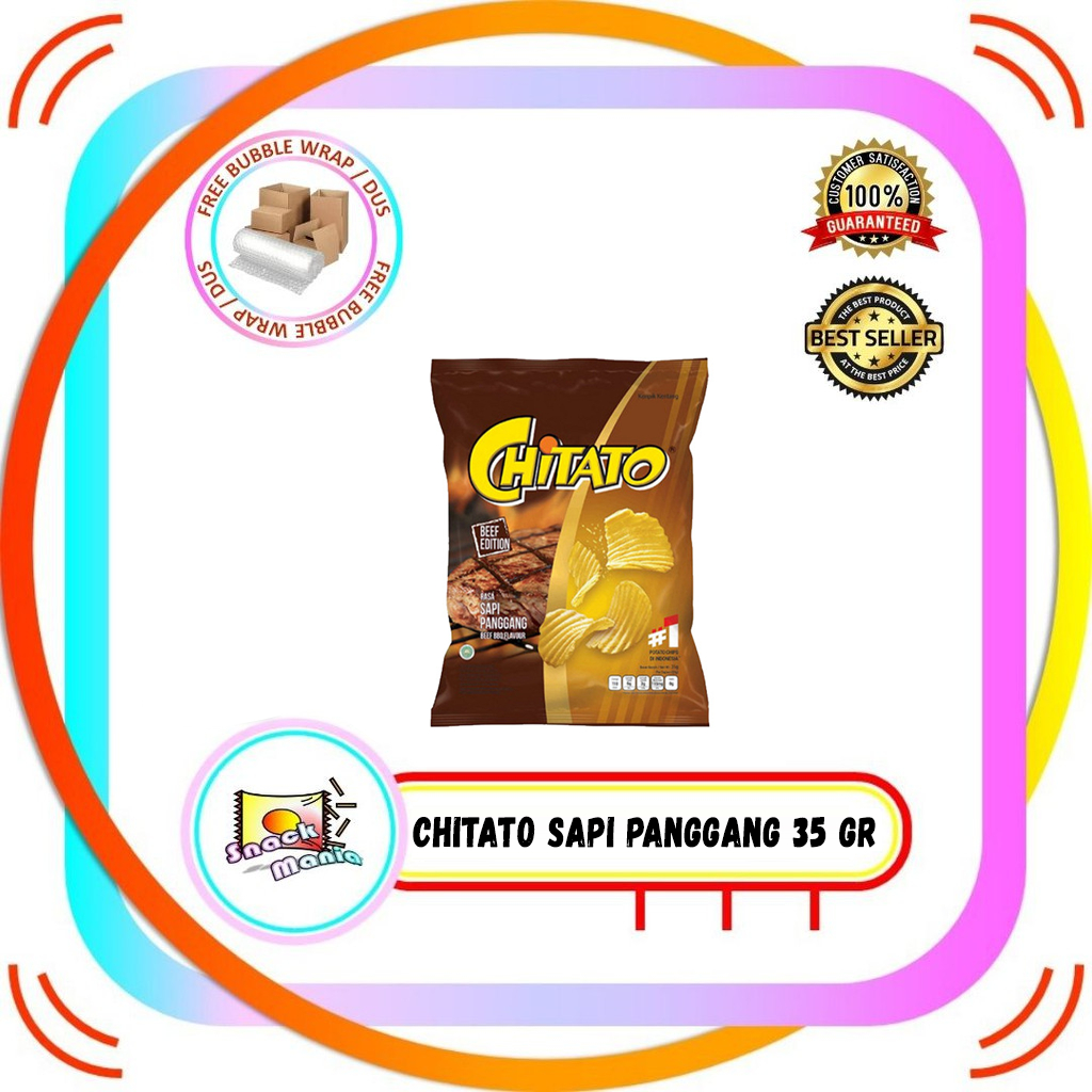 

Chitato Potato Chips Sapi Panggang 35 gr Beef BBQ Barbecue Barbeque