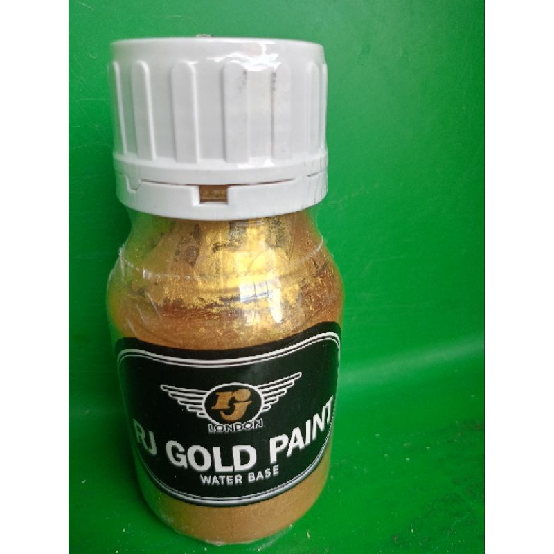 

RJ Gold Paint 250 Gram Water Base London Cat Brown Emas Pakai Campuran Air