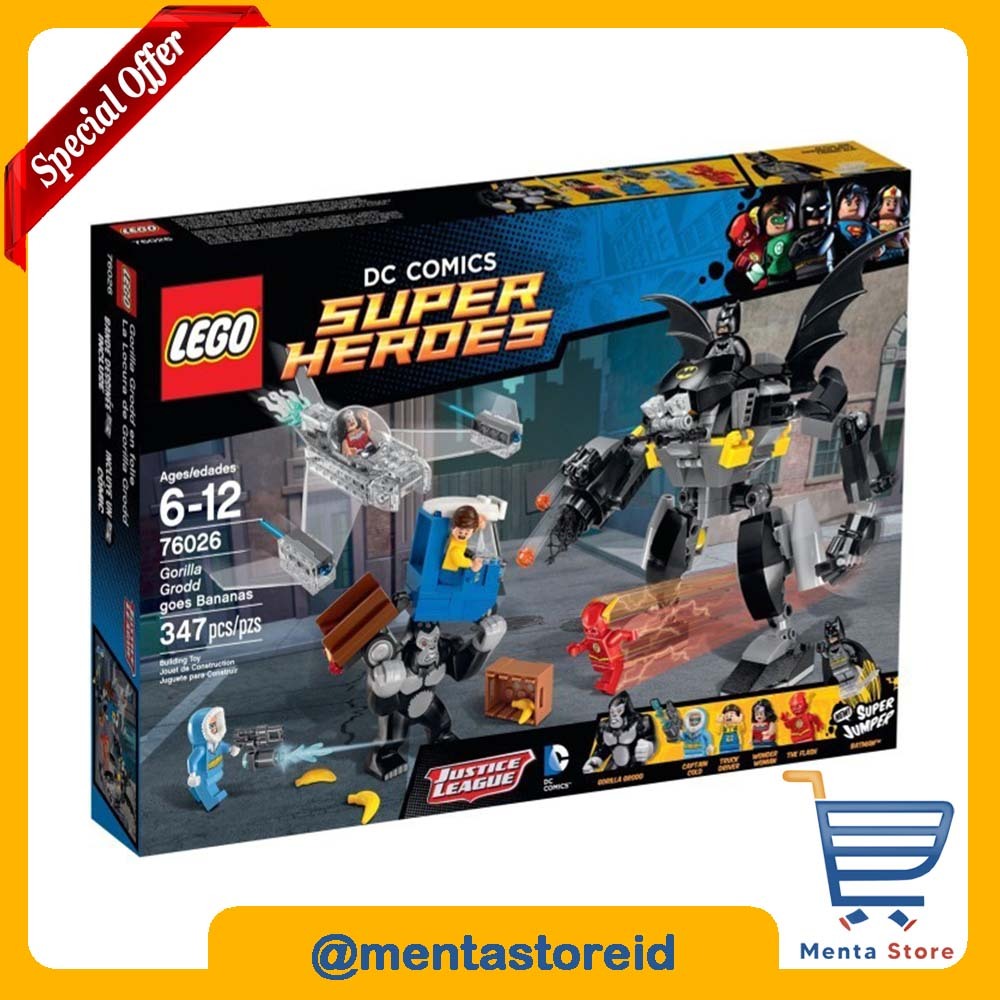 LEGO Super Heroes # 76026 Gorilla Grodd Goes Bananas The Flash Batman