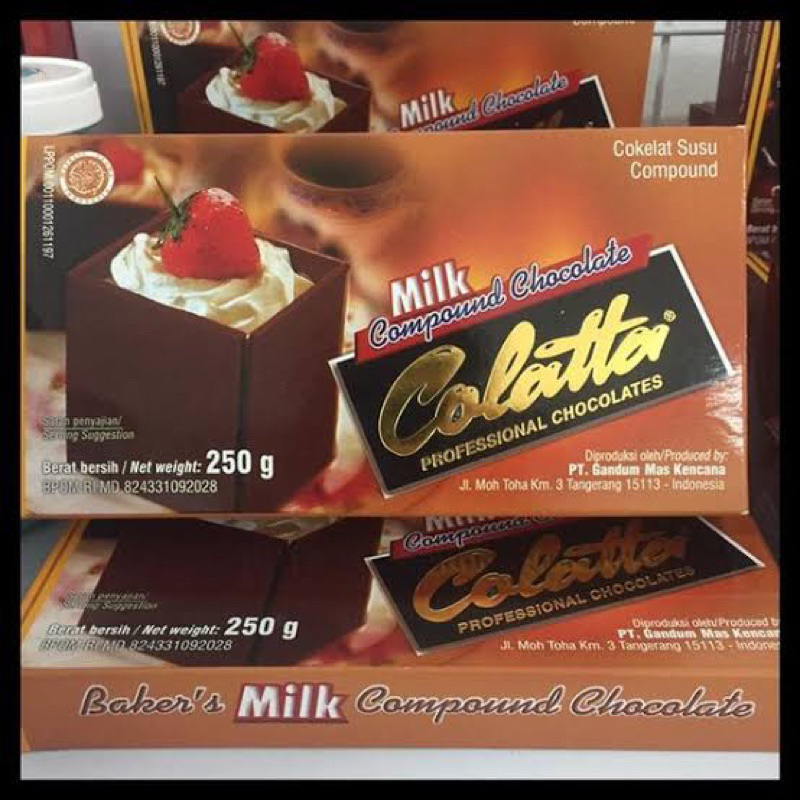 

Colatta Milk Compound Chocolate 250gr