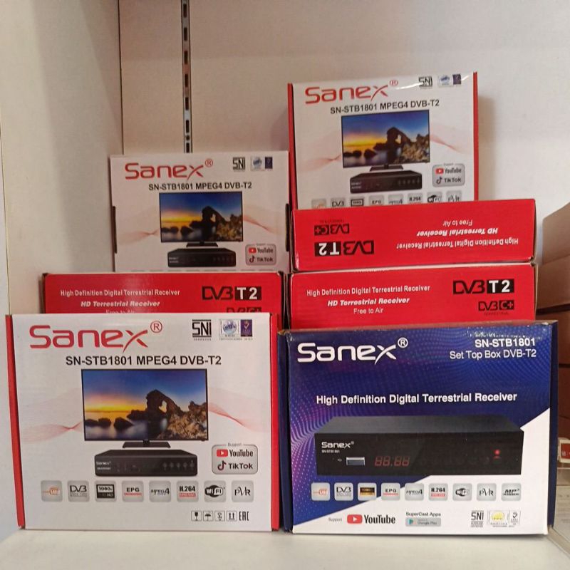 SET TOP BOX SANEX - STB SANEX DIGITAL TV FULL HD DVB-T2