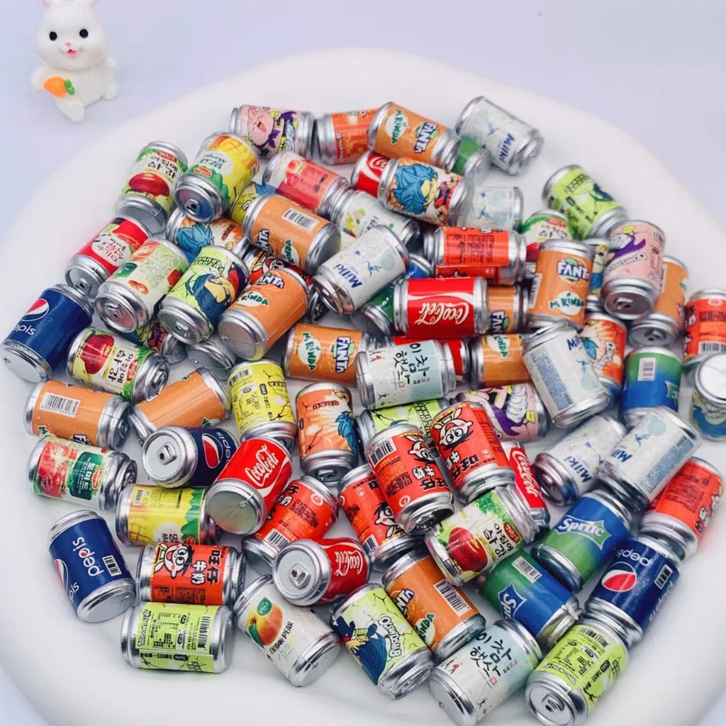 10Pcs Miniatur Minuman Botol / Kaleng / Pajangan