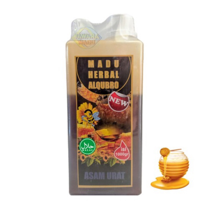 Madu Asli Al Qubro Asam Urat isi 1KG | Madu Murni  Asam Urat Al Qubro