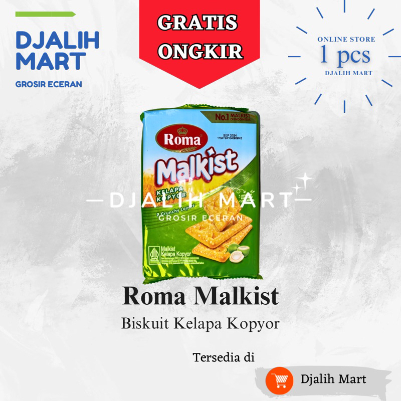 

Roma Malkist Kelapa Kopyor