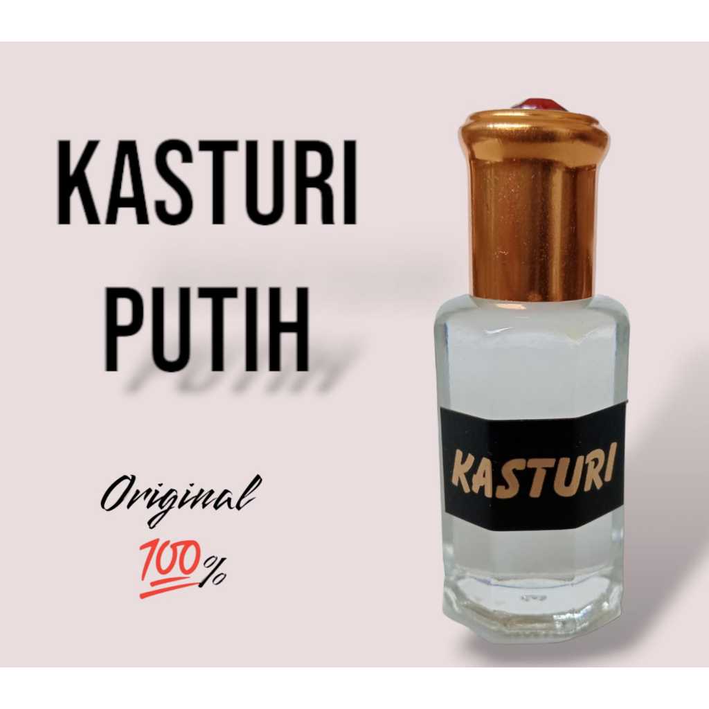 Parfum Kasturi Putih Minyak Wangi Sholat Non Alkohol Farfum Arab Pria Dan Wanita