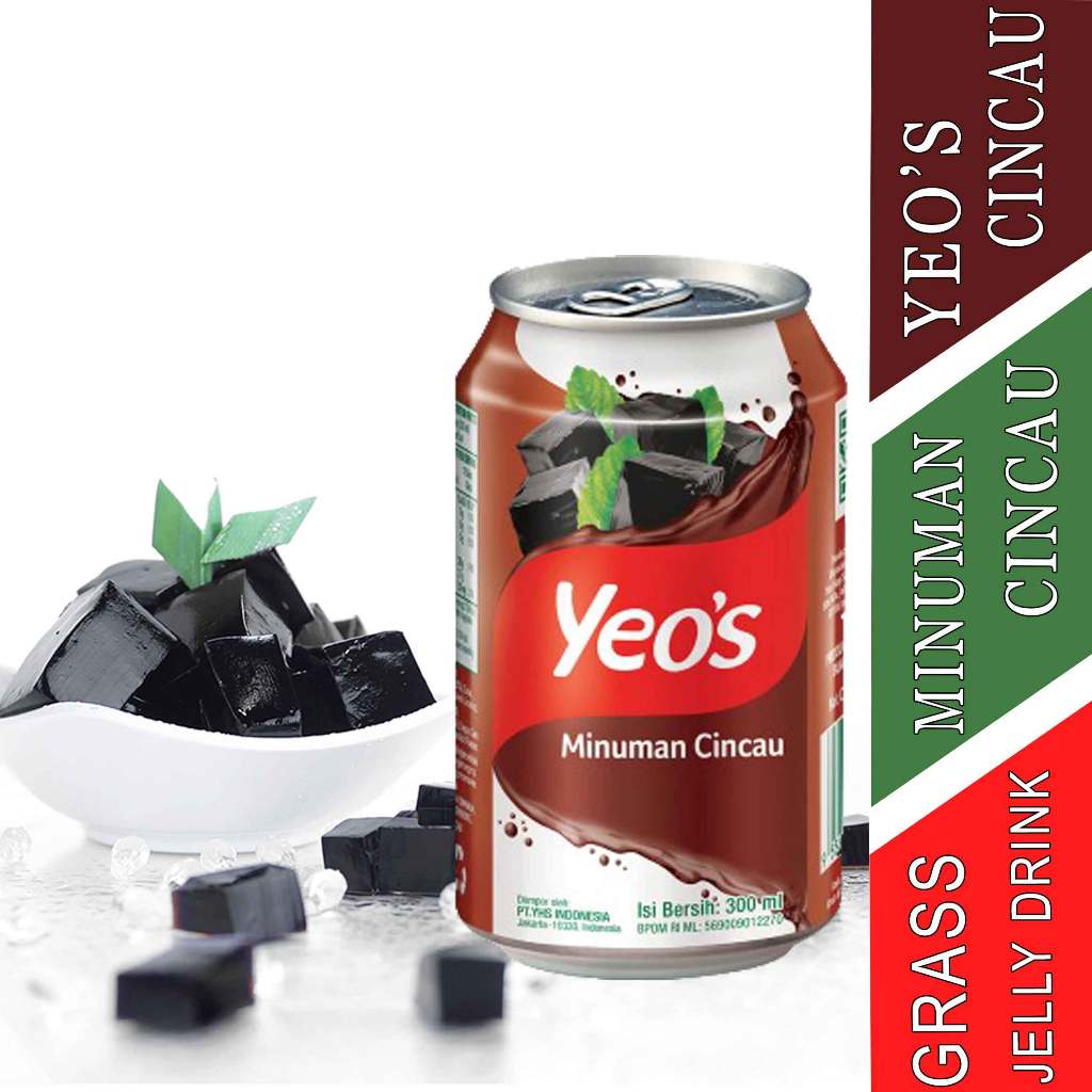 

Grass Jelly Drink - Yeo's - Minuman Cincau - 300ml