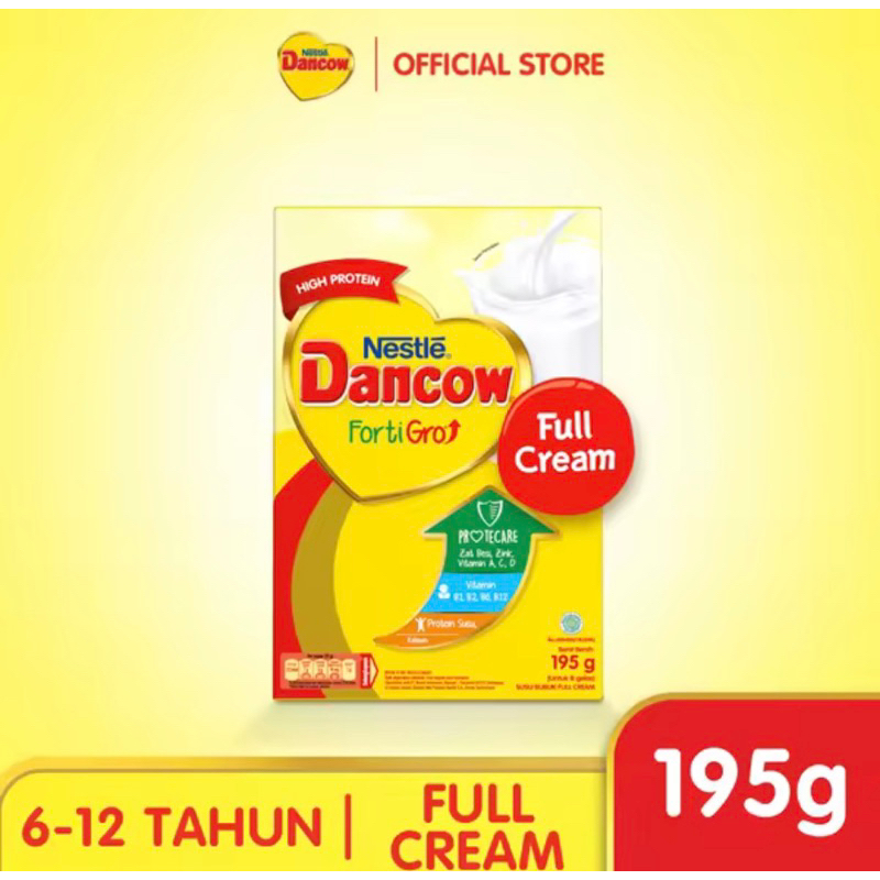 

Dancow Fortigro Instan/Full cream/Chokelat 195 gr