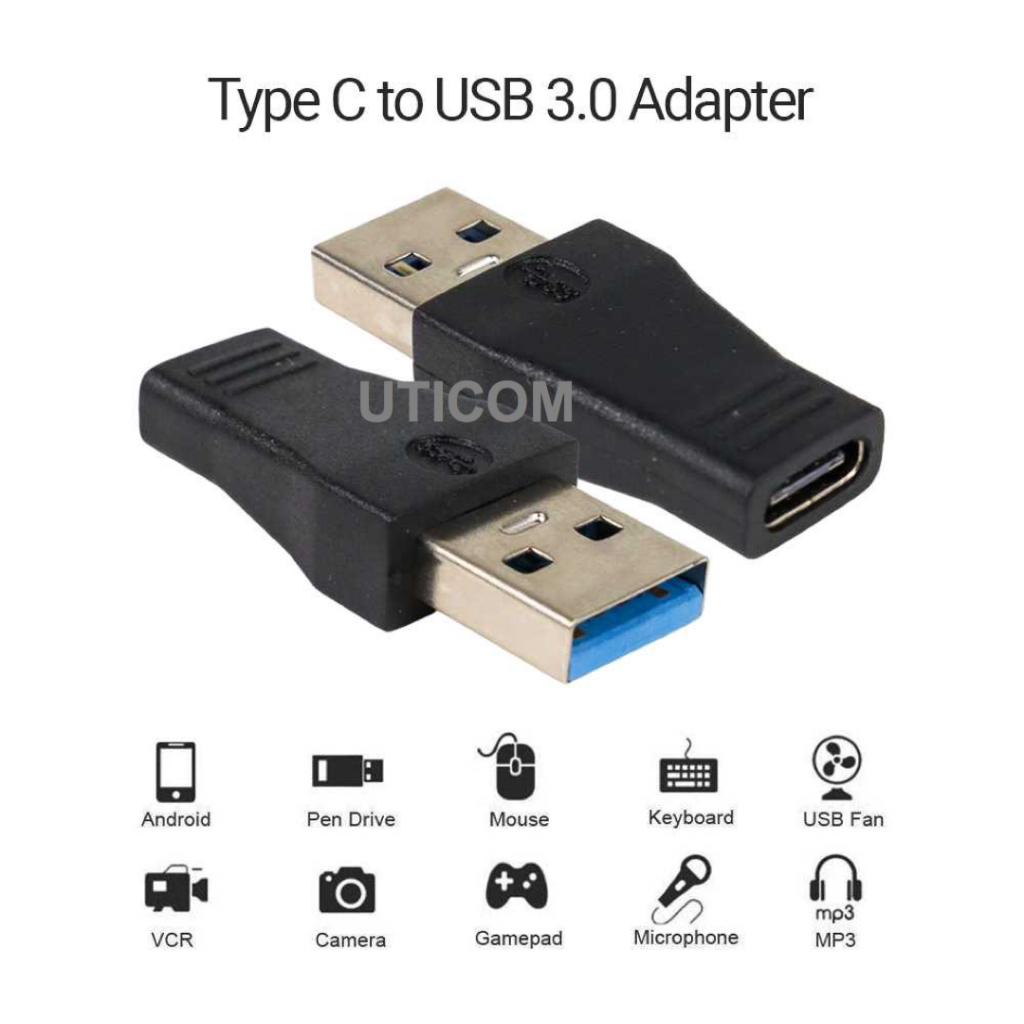Usb 3.0 to usb type c konektor converter usb 3.0 male to usb c female