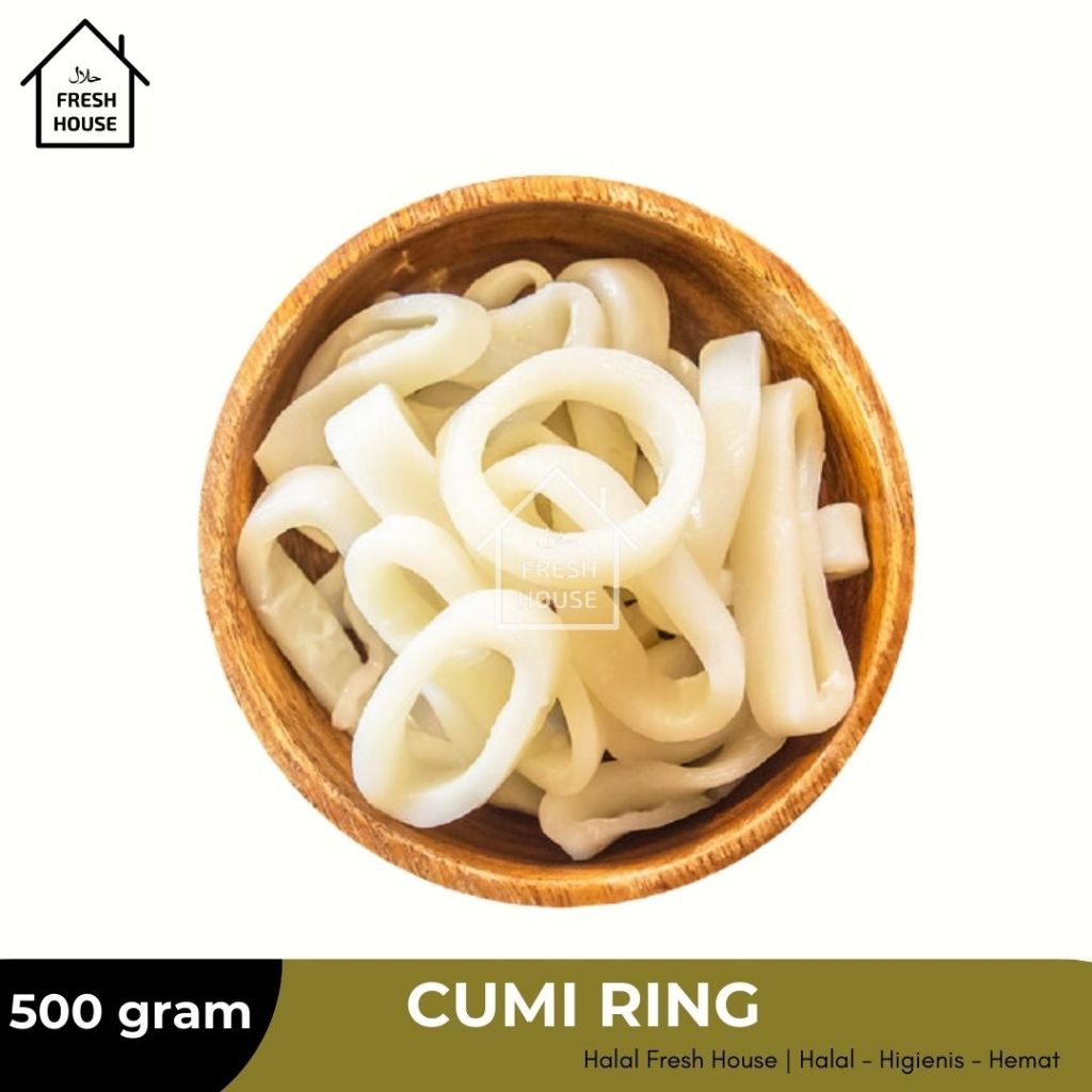 

Cumi Ring Kupas Bersih Frozen 500GR