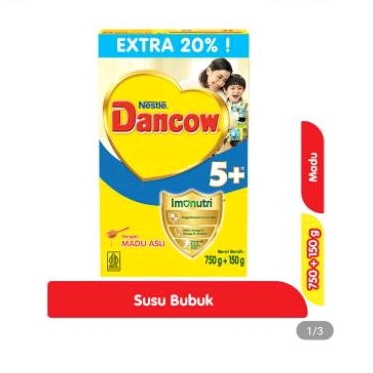 

Nestle Dancow 5+ Imunutri Susu Bubuk Pertumbuhan Susu Anak 5-6 Tahun Madu 750G