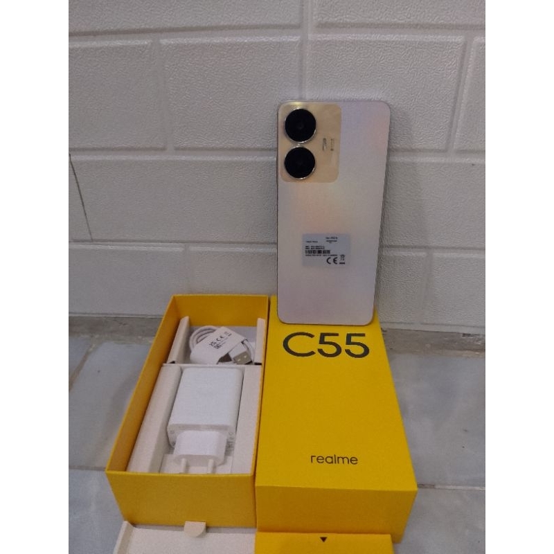 HP Bekas seken second Realme C55 murah NFC 6/128 mulus