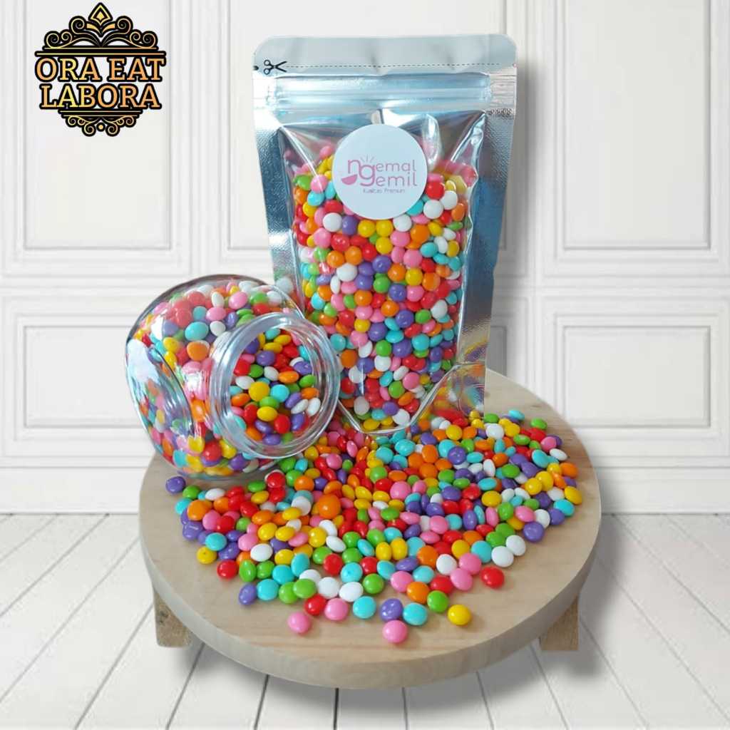 

Chocochips Pipih Warna Warni Chocochips Bulat Rainbow Sprinkle Topping Hiasan Kue Donut Pop Ice Kualitas Premium - Ora Eat Labora
