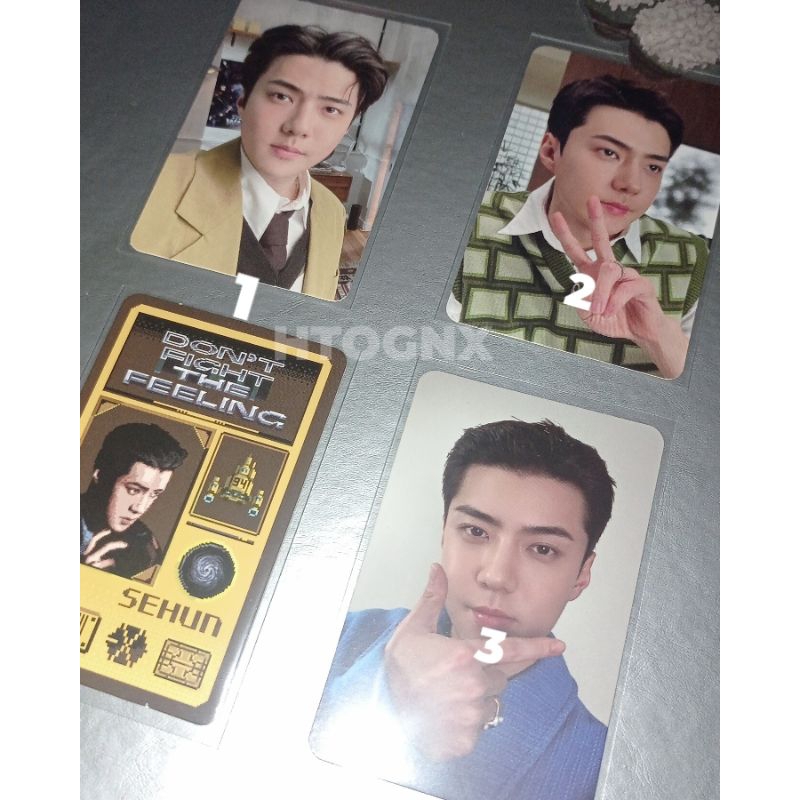 PHOTOCARD OFFICIAL SEHUN EXO