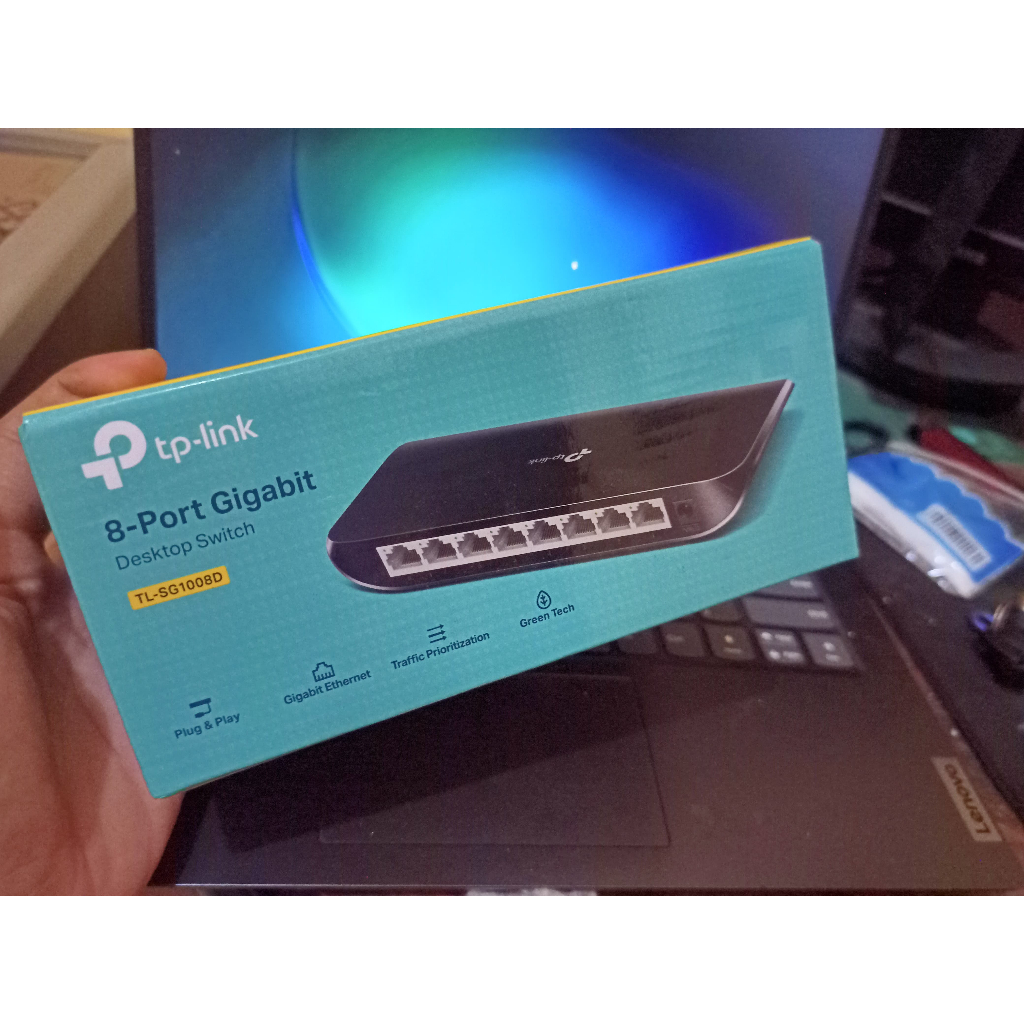HUB SWITCH TP LINK 8 PORT GIGABITE TL-SG1008D
