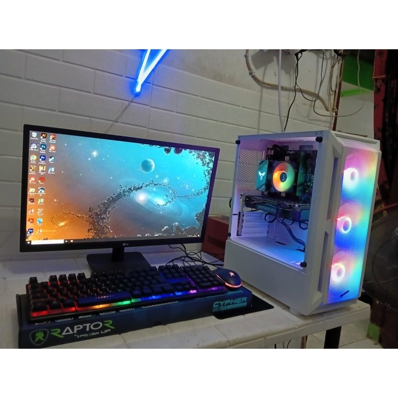 Pc Gaming Fullset Editing i3 10105f gtx 1660ti