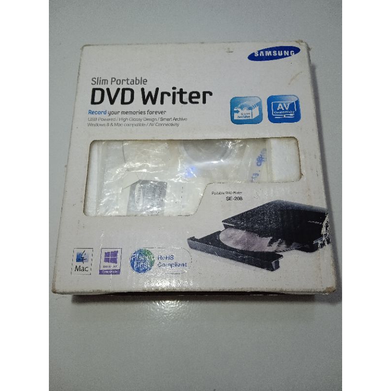 Memory DVD Writer Portable Samsung SE-208