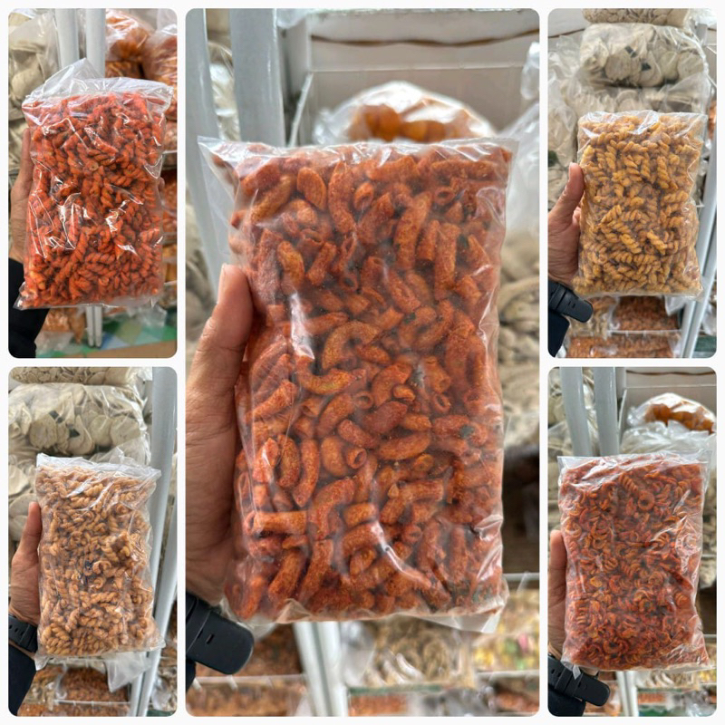 

Makaroni Spiral 250gram | Balado - Sapi Panggang - Jagung Pedas Manis - Spiral Pedas