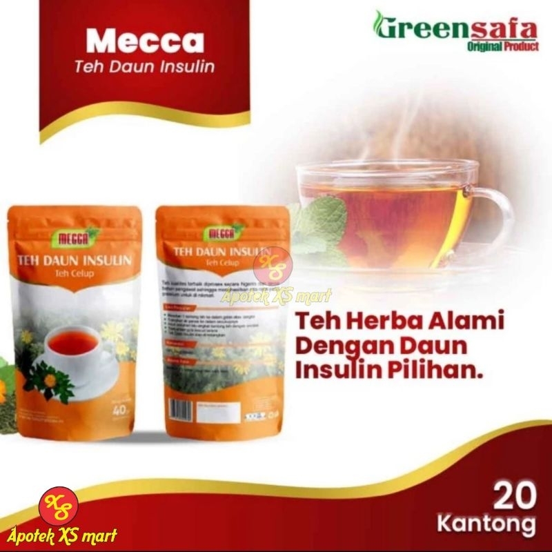 

MECCA TEH CELUP DAUN INSULIN DIABETES TEKANAN GULA DARAH ANTIOKSIDAN