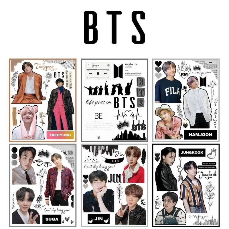 

BTS STIKER SET