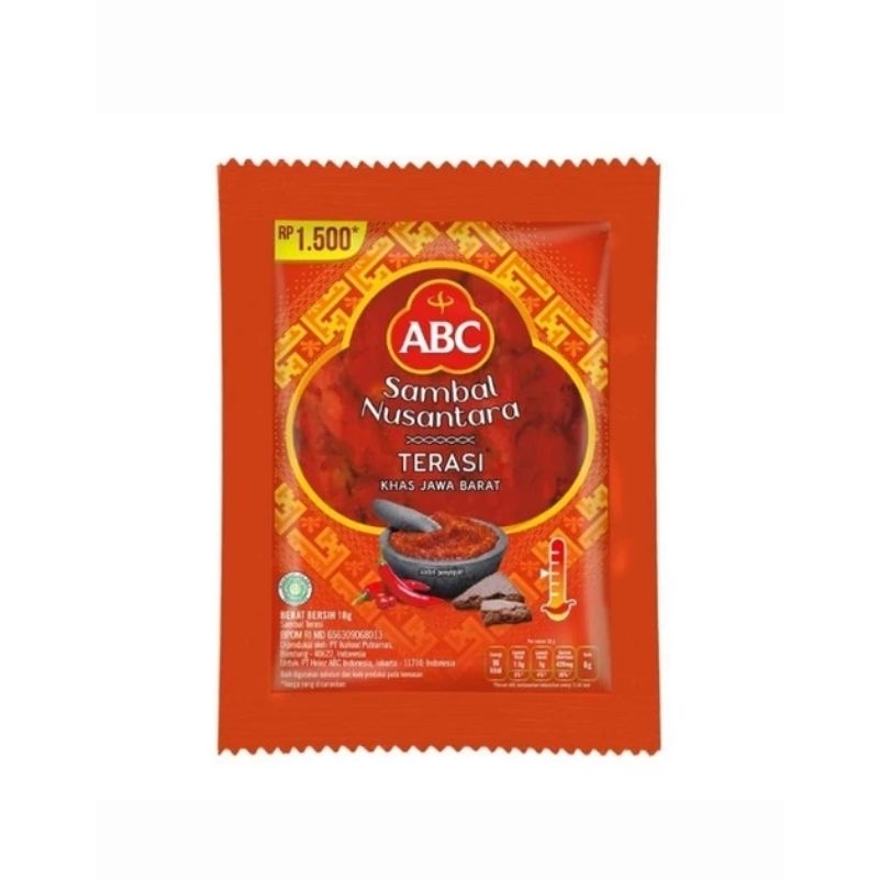 

Sambal Terasi ABC Sachet Isi 10