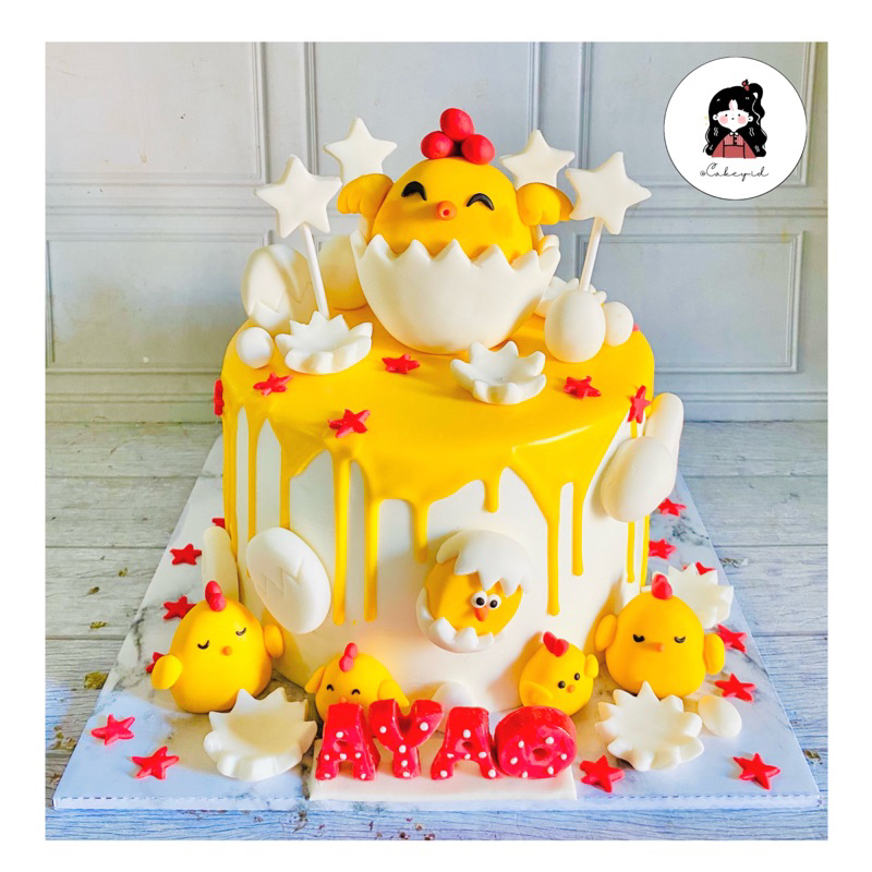 

Kue Ulang Tahun Karakter Ayam (butter 20cm)