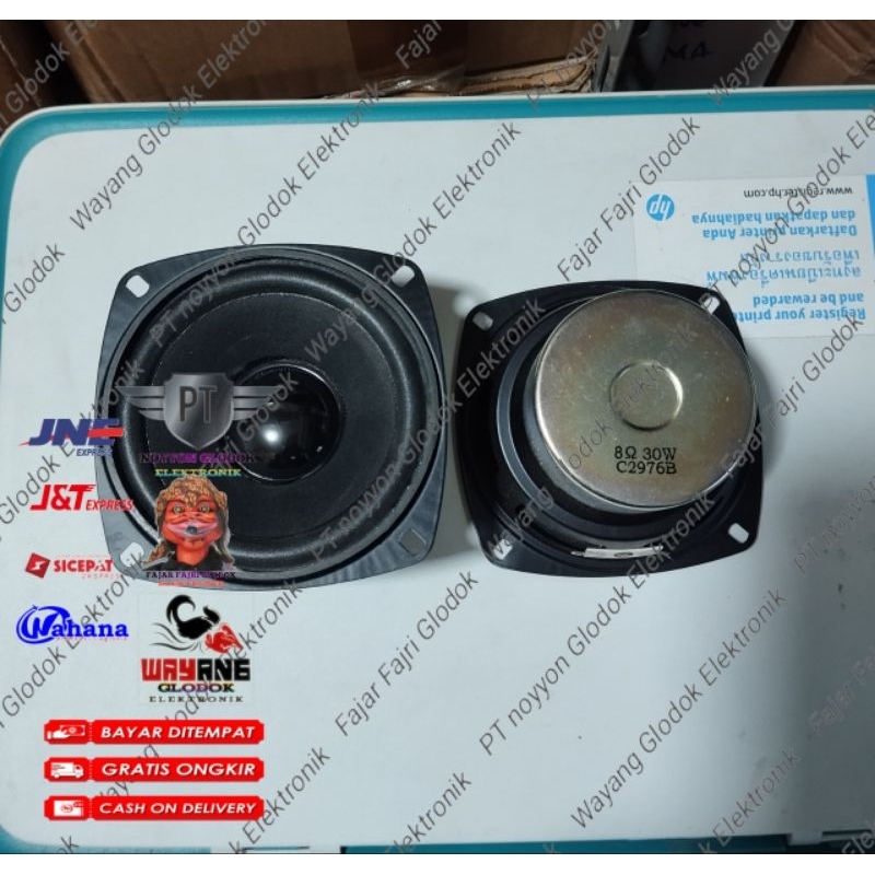 Speaker Woofer 4 inch MidBass 8 ohm 30 watt 4in