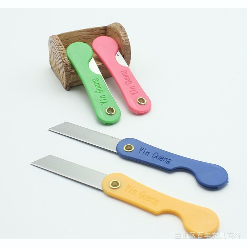 

Cutter Lipat Mini Pisau Lipat Kecil Silet Cuter Serbaguna Warna Warni