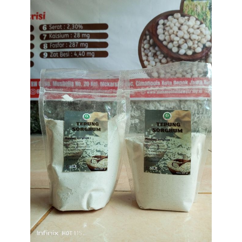 

Tepung Sorgum asli kaya akan manfaat 500gr/pcs