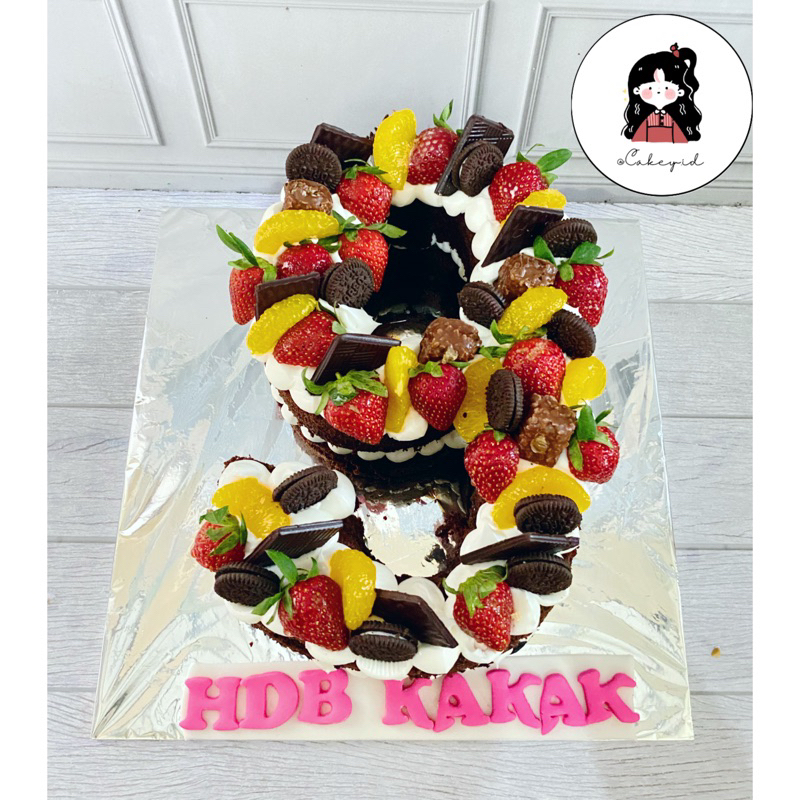 

Kue Ulang Tahun Angka / Fruit Cake