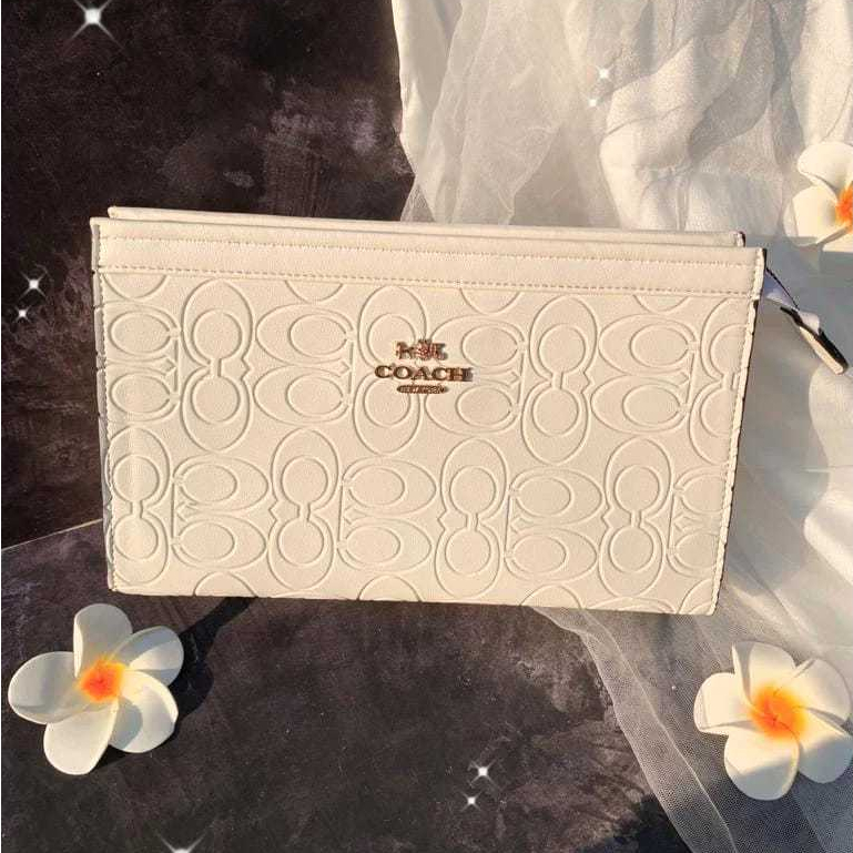 [BISA COD] C0@CH Dompet Cluth Wanita Import Premium | Tas Batam Import