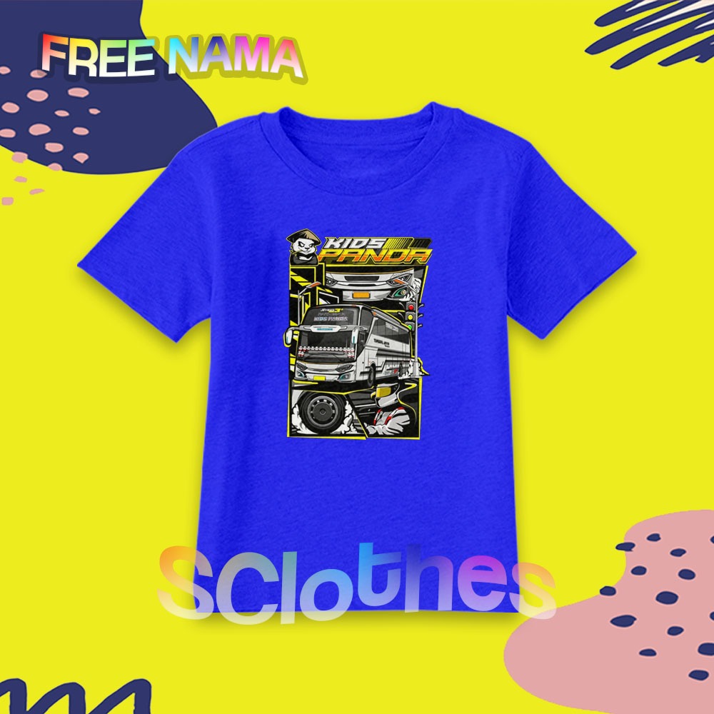 Baju Kaos Anak Bus Tunggal Jaya KIDS PANDA